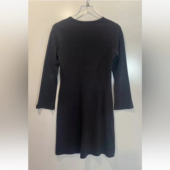 Horny Toad Gray Tomboy Faux Wrap Long Sleeve Dress Womens Size Medium (444) - Picture 2 of 4